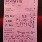 Пара в Чикаго оставила $2000 чаевых в ресторане на День святого Валентина