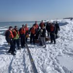 Морское подразделение CFD спасло австралийского лабрадудля из ледяных вод озера Мичиган