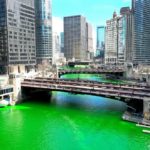 Chicago River всё-таки окрасили в зелёный ко Дню Святого Патрика