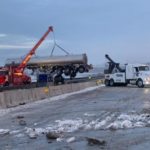 I-25 была закрыта почти два дня после разлива большого количества дизеля