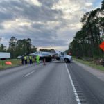 Видео: самолет врезался в пикап на I-12 в Луизиане