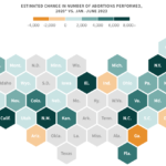 Новое исследование показывает, в каких штатах США проводится больше всего абортов