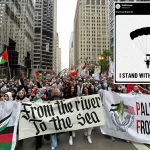 BLM Chicago подверглась критике за пропалестинский пост с изображением террориста-парапланериста: “Отвратительно и позорно”