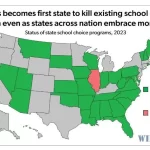 Иллинойс стал первым штатом в Америке, который отменил программу по выбору школ